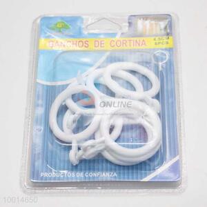 Wholesale Cheap White Plastic Silencer <em>Curtain</em> Rings Sets