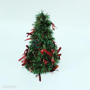 Plastic bubble silk mini tower <em>christmas</em> <em>tree</em>
