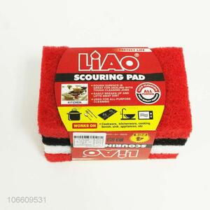 Wholesale 4 Pieces Scouring Pad Best Cleaning Sponge