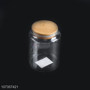 New arrival transparent airtight glass jar food cookie storage jar