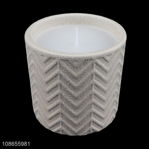 Good price ceramic jar candle strong fragranced <em>scented</em> candle