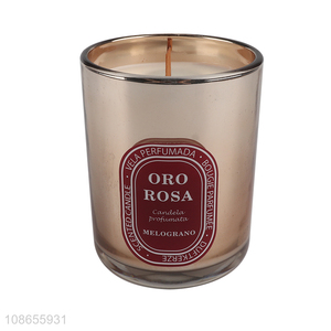 Online whoelsale glass jar <em>scented</em> candle with long burn time