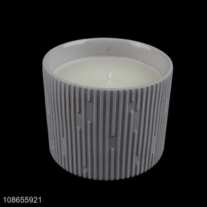 Hot selling ceramic jar <em>scented</em> candle for relaxing sleeping