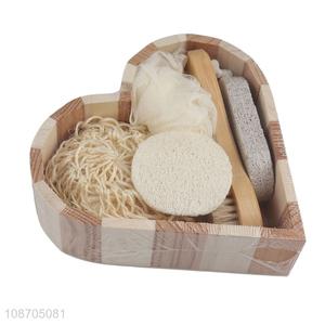 Yiwu market <em>bath</em> gifts <em>bath</em> brush foot pumice stone <em>set</em> for skin care