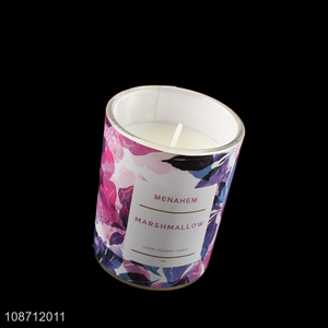 New product marshmallow <em>scented</em> candle fragrance candle for wedding