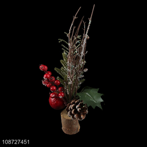 High quality mini artificial <em>Christmas</em> tree centerpiece for holiday decoration