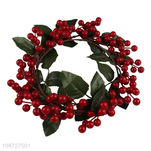 Wholesale red berry <em>Christmas</em> garland artificial garland for Xmas decoration