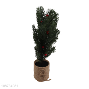 Wholesale mini <em>Christmas</em> <em>tree</em> with led light for <em>Christmas</em> tabletop decoration