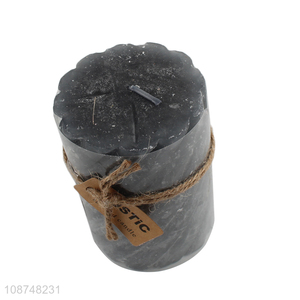 Wholesale long burning time pillar <em>scented</em> candle for relaxation