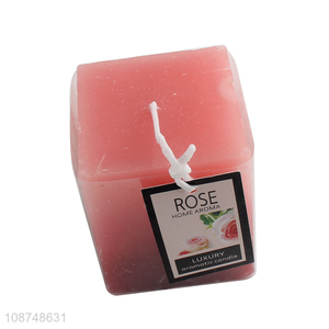 Wholesale rose <em>scented</em> candle aromatherapy candle for home relaxation
