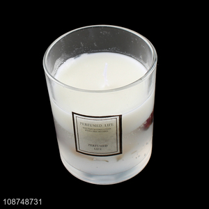 Wholesale <em>scented</em> candle fragrance candle glass jar candle for shower