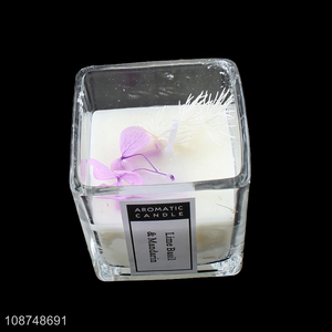 Wholesale lime basil & mandarin <em>scented</em> candle fragrance candle for gifts