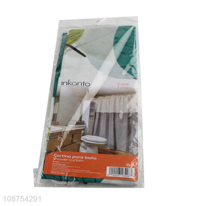 Online wholesale plastic shower <em>curtain</em> and hooks set for bathroom