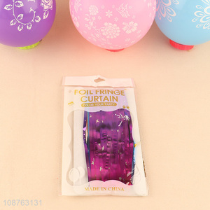 Top products party decoration foil fringe <em>curtain</em> for sale
