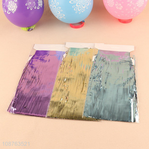 Good selling party decoration hanging tassel foil fringe <em>curtain</em>