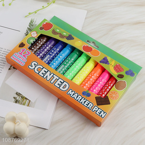 Good quality 12-color <em>scented</em> acrylic paint markers set