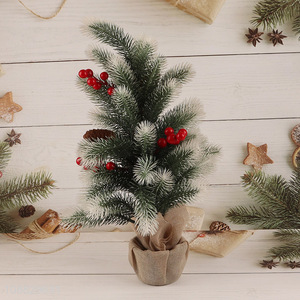 High quality mini artificial <em>Christmas</em> pine <em>tree</em> for desktop decoration