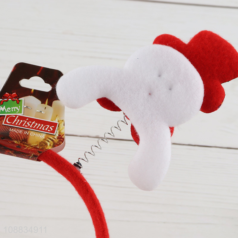 Online wholesale snowman christmas hair hoop hair accessories