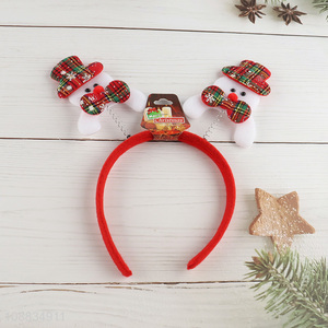Online wholesale snowman christmas hair hoop hair accessories