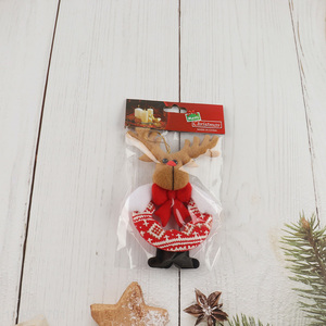 Factory price elk christmas hanging ornaments for xmas tree
