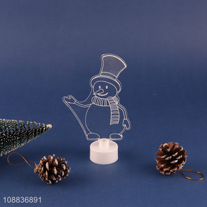 Good quality snowman shaped tabletop <em>christmas</em> decorative lights