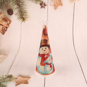 Best price snowman <em>christmas</em> tree top decorative led lights