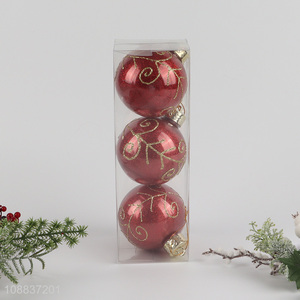 Hot selling 3pcs <em>Christmas</em> balls <em>Christmas</em> ornaments Xmas tree decor
