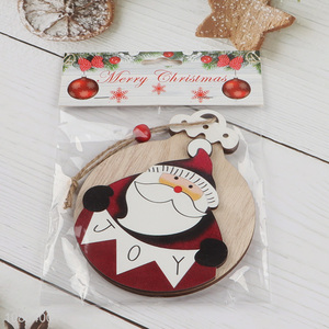 New Arrival Painted Wooden <em>Christmas</em> Tree Hanging Ornaments