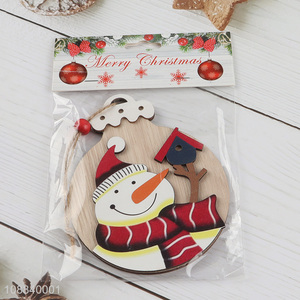 Good Quality Painted Wooden Slices <em>Christmas</em> Tree Ornaments