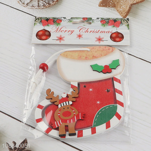Factory Price Painted Wooden <em>Christmas</em> Tree Hanging Ornaments