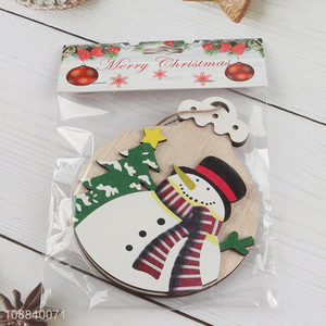 Good Quality Painted Wooden Slices for <em>Christmas</em> Tree Decoration