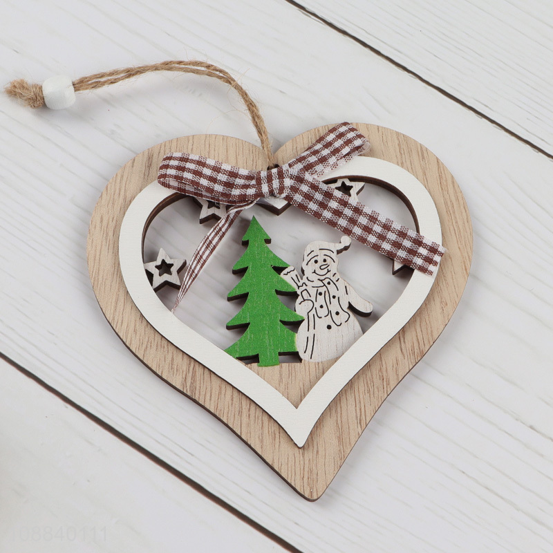 Online Wholesale Painted Wooden Slices for Christmas Tree Decor