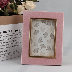 China products pink tabletop decoration photo frame picture frame