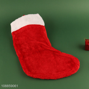 Wholesale Plush Christmas Stockings Hanging Socks for Christmas Decor