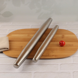 Factory supply stainless steel non-stick pastry dough rolling pin