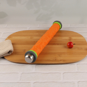 Low price cookies embossing non-stick pastry dough rolling pin