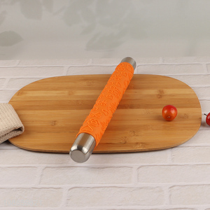 Hot products cookies embossing non-stick pastry dough rolling pin